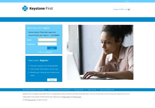 
                            2. Log in - Member Portal - Keystone First