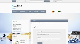 
                            3. Log in | METZ CONNECT