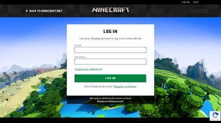 
                            1. Log in | Minecraft