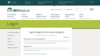 
                            7. Log in | MIT Medical