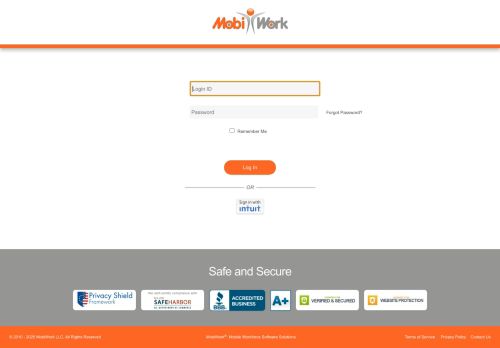 
                            5. Log In - MobiWork