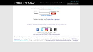 
                            1. Log In - Model Mayhem