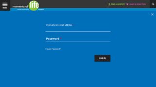 
                            5. Log in | Moments of Life