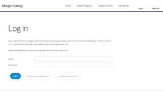 
                            7. Log in - Morgan Stanley Campus
