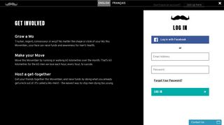 
                            1. Log in - Movember Canada