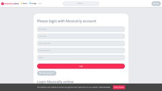 
                            3. Log in Musical.ly online - Musical.ly Videos - Most popular ...