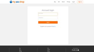 
                            8. Log in - My 360 Shop