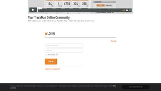 
                            10. Log In - My TrackMan