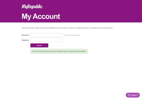 
                            3. Log In - MyAccount - MyRepublic