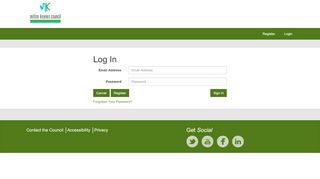 
                            2. Log In - MyCouncil - Milton Keynes Council