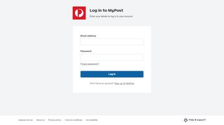 
                            9. Log in - MyPost - Australia Post