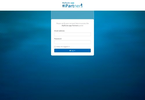 
                            7. Log in • MyRoute-app Partners