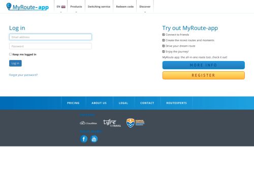 
                            11. Log in – MyRoute-app: The #1 all-in-one route tool