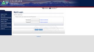 
                            2. Log In - MyUI Claimant - Colorado Department of Labor and ...