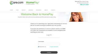 
                            1. Log In - Nanny Taxes, Household Employee Payroll | HomePay