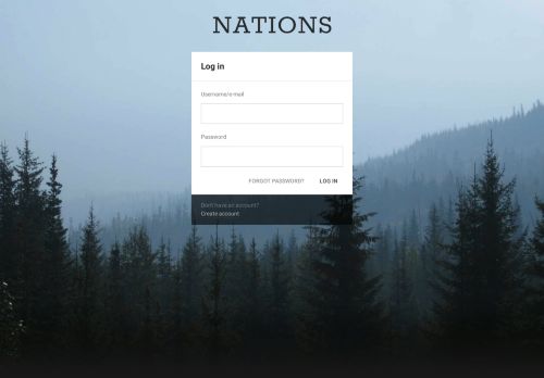 
                            3. Log in · Nations