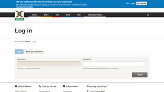 
                            13. Log in | nexus.org.uk