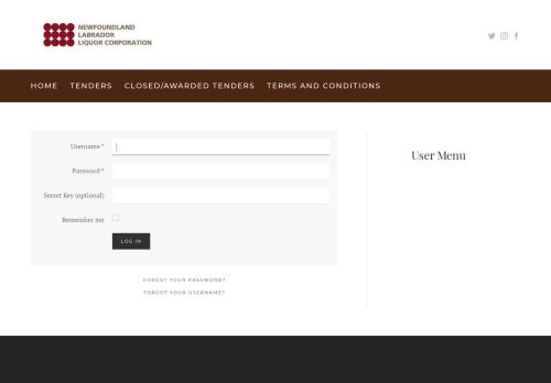 
                            12. Log-In - NLC Tenders