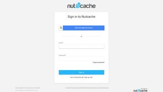 
                            1. Log in - Nutcache