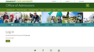 
                            4. Log in | Office of Admissions - Humboldt State University