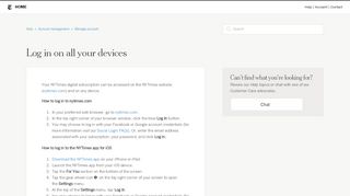 
                            10. Log in on all your devices – Help