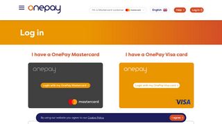 
                            3. Log in | OnePay