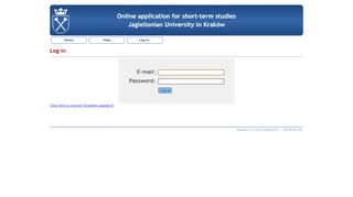
                            9. Log in.. - Online application for short-term studies