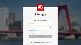 
                            4. Log in op je profiel | bndestem.nl