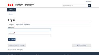
                            5. Log in | Open Government - Government of Canada