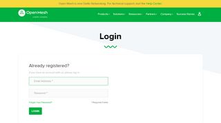 
                            2. Log In - Open Mesh