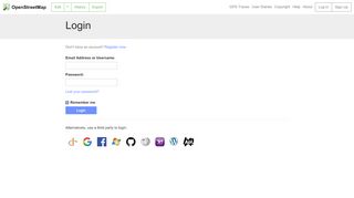 
                            7. Log In - OpenStreetMap