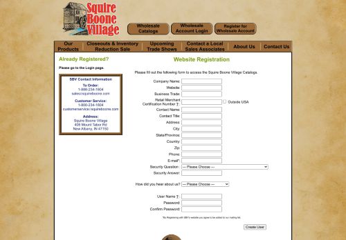 
                            11. Log In or Register - Squire Boone Village Wholesale Candy ...