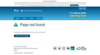 
                            9. Log in or Register | The Official DVSA Learning Zone | DVSA