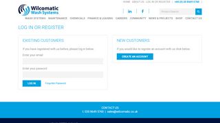 
                            13. Log In or Register - Wilcomatic