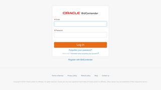 
                            6. Log in - Oracle | BidContender