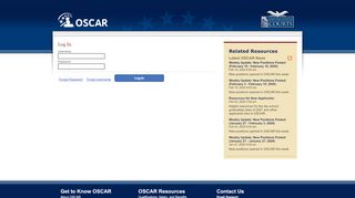 
                            9. Log In - OSCAR