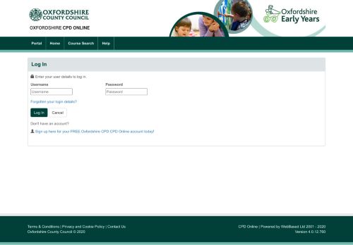 
                            13. Log In | Oxfordshire CPD Online