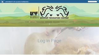 
                            10. Log In Page — UAF Animal Resources Center