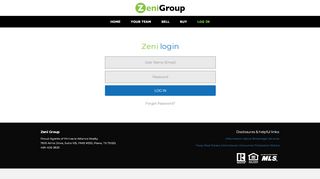 
                            3. Log In Page – Zeni Group
