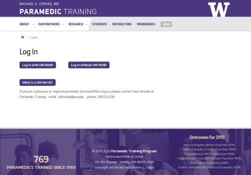 
                            5. Log In | Paramedic Training Program