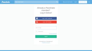 
                            1. Log In | Pawshake