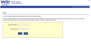 
                            5. Log In: Payroll Reporting at WSI