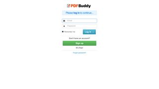 
                            1. Log In | PDF Buddy