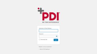 
                            5. Log In – PDI Healthcare