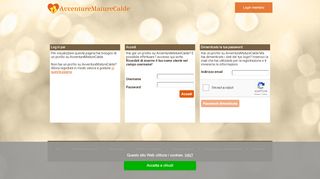 
                            1. Log in per - AvventureMatureCalde - Flirts segreti e contatti sessuali ...