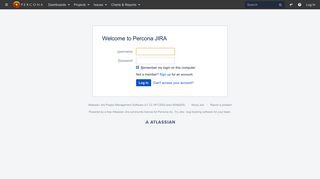 
                            3. Log in - Percona JIRA