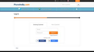 
                            2. Log in - PhoneIndia