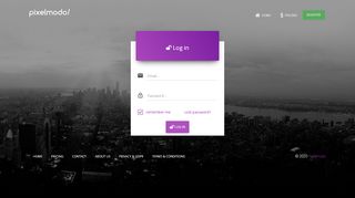 
                            11. Log In - Pixelmodo