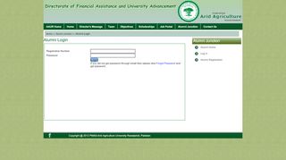 
                            3. Log In - PMAS-Arid Agriculture University Rawalpindi