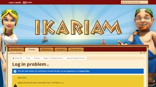 
                            2. Log in problem - Help and Questions Archive - Ikariam EN